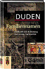Buch "DUDEN � Familiennamen"